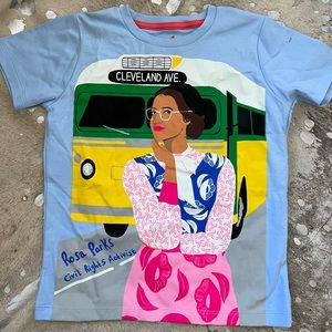 PICCOLINA ROSA PARKS T-SHIRT SIZE 6 EXCELLENT UNWORN CONDITION NWOT